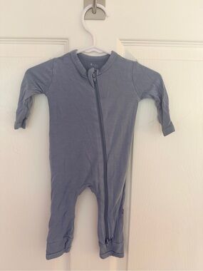 Kyte BABY Slate Blue Zippered One-Piece